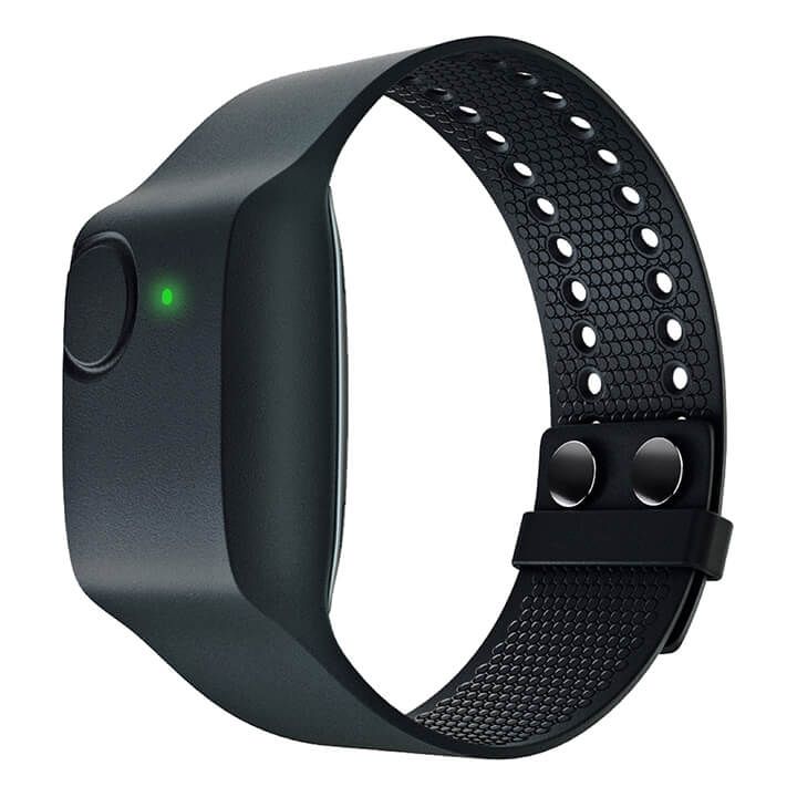 A wrist-worn biometric sensor